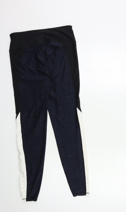 H&M Womens Blue   Compression Leggings Size M L27 in
