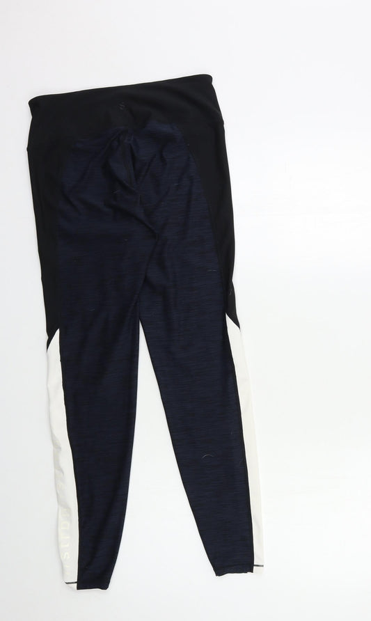 H&M Womens Blue   Compression Leggings Size M L27 in