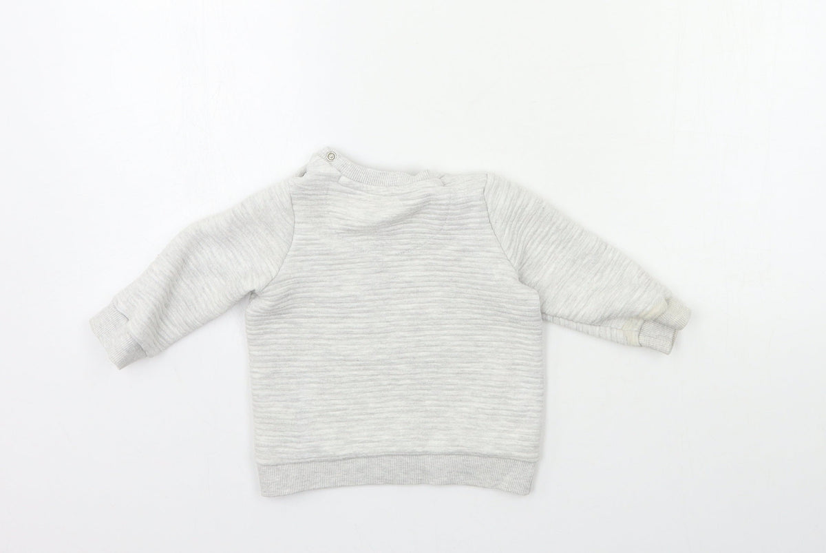 F&F Baby Grey   Pullover Jumper Size 3-6 Months