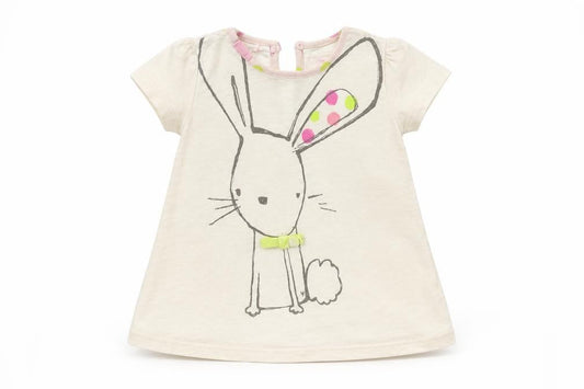 NEXT Baby Beige   T-Shirt Dress  Size 6-9 Months