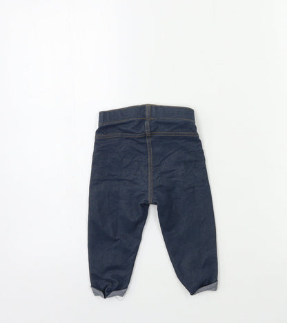 Kiabi Baby Blue  Denim Snow Pants Jeans Size 12 Months