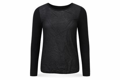 Smart Set Womens Black  Knit Pullover Jumper Size S