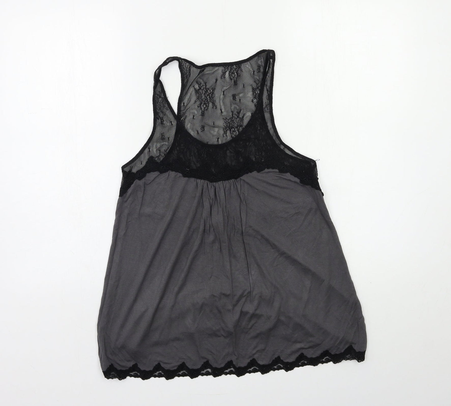 Womens UK Size M Max Studio Grey Basic Tank