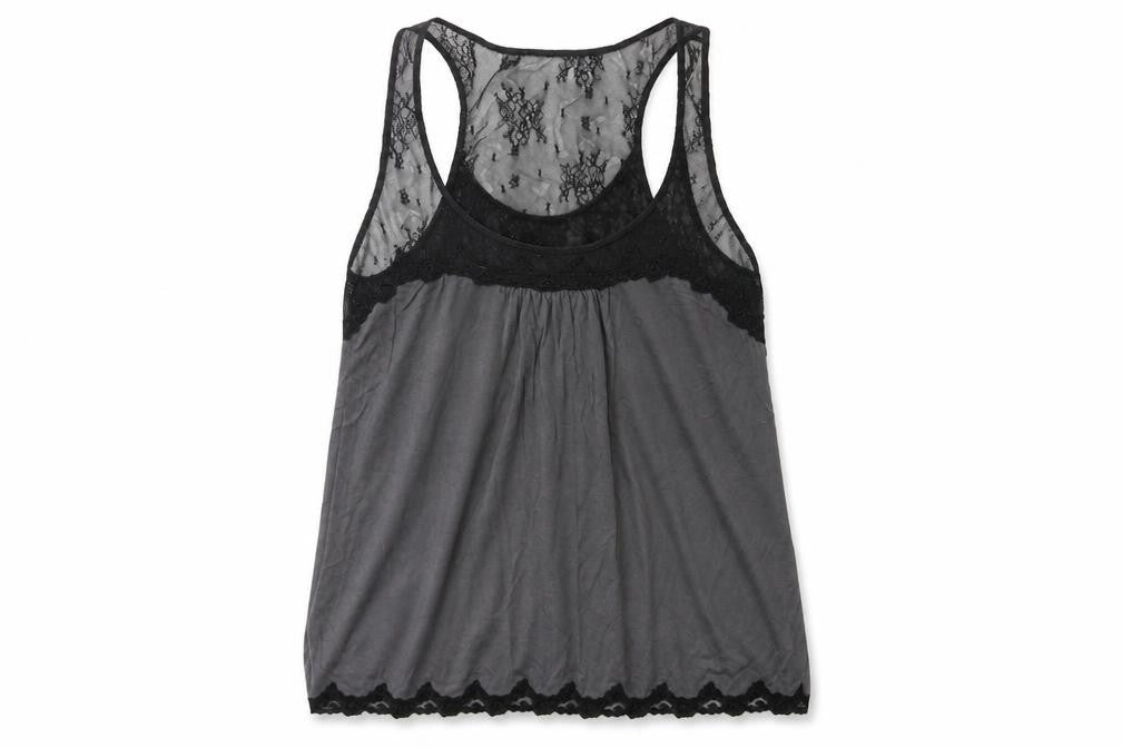 Womens UK Size M Max Studio Grey Basic Tank