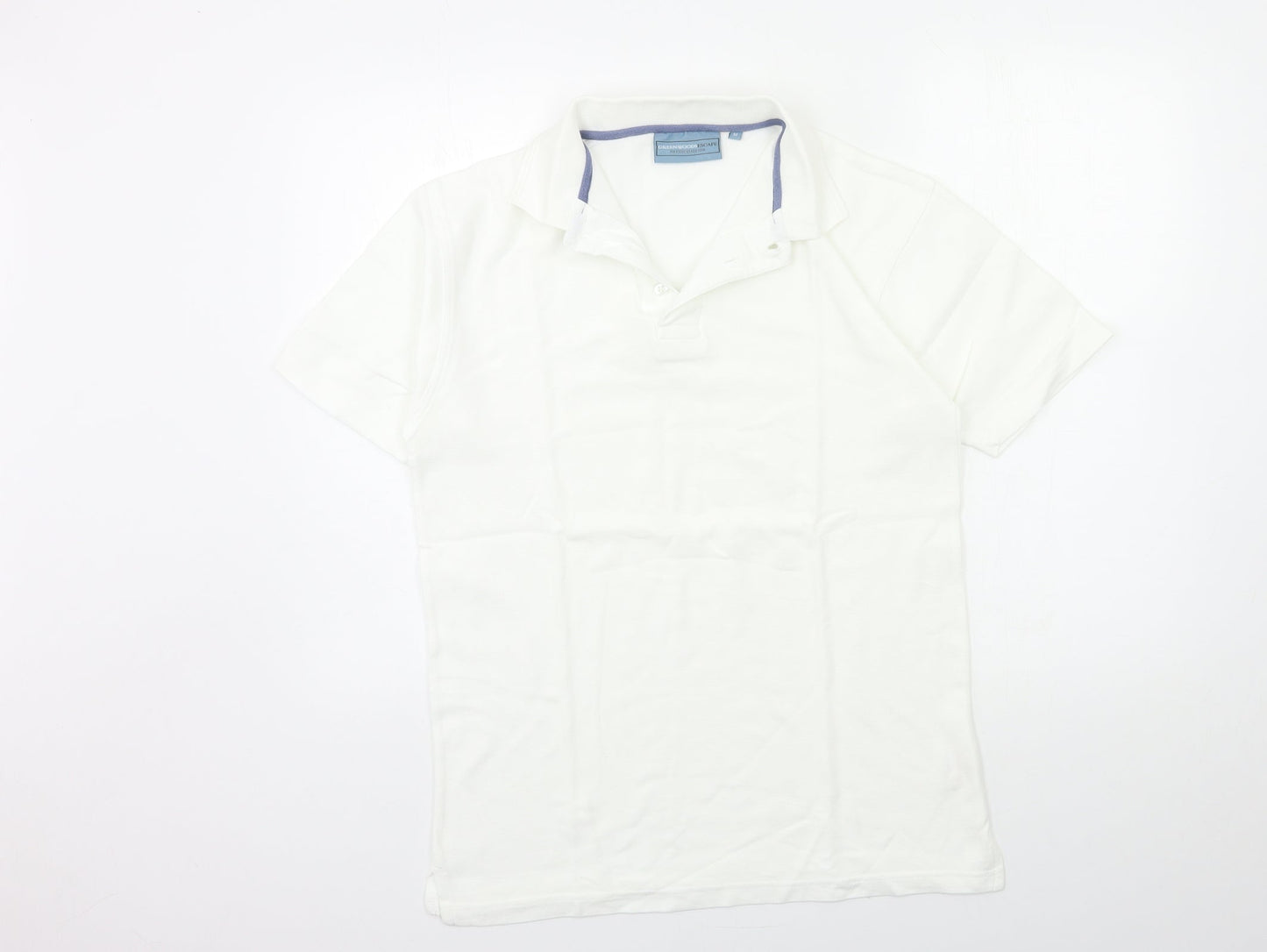 GREENWOOD Mens White    Polo Size M