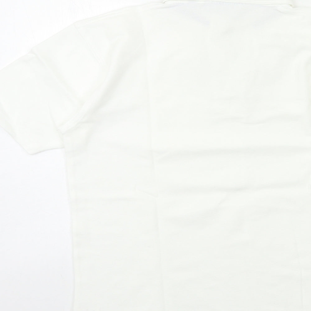GREENWOOD Mens White    Polo Size M