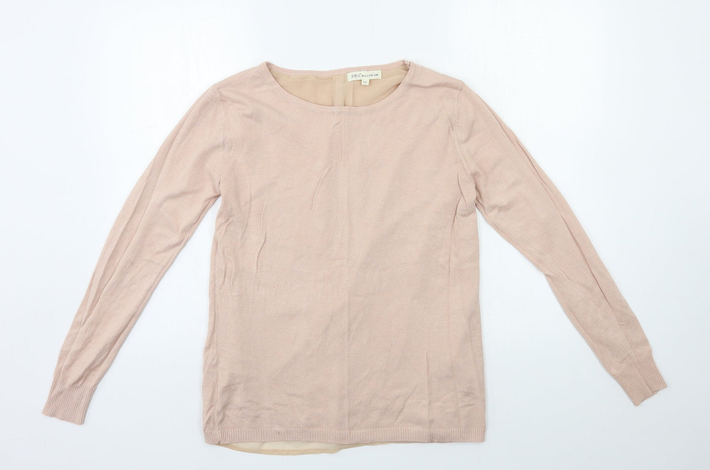 Womens UK Size 14 Millenium Pink Pullover Jumper