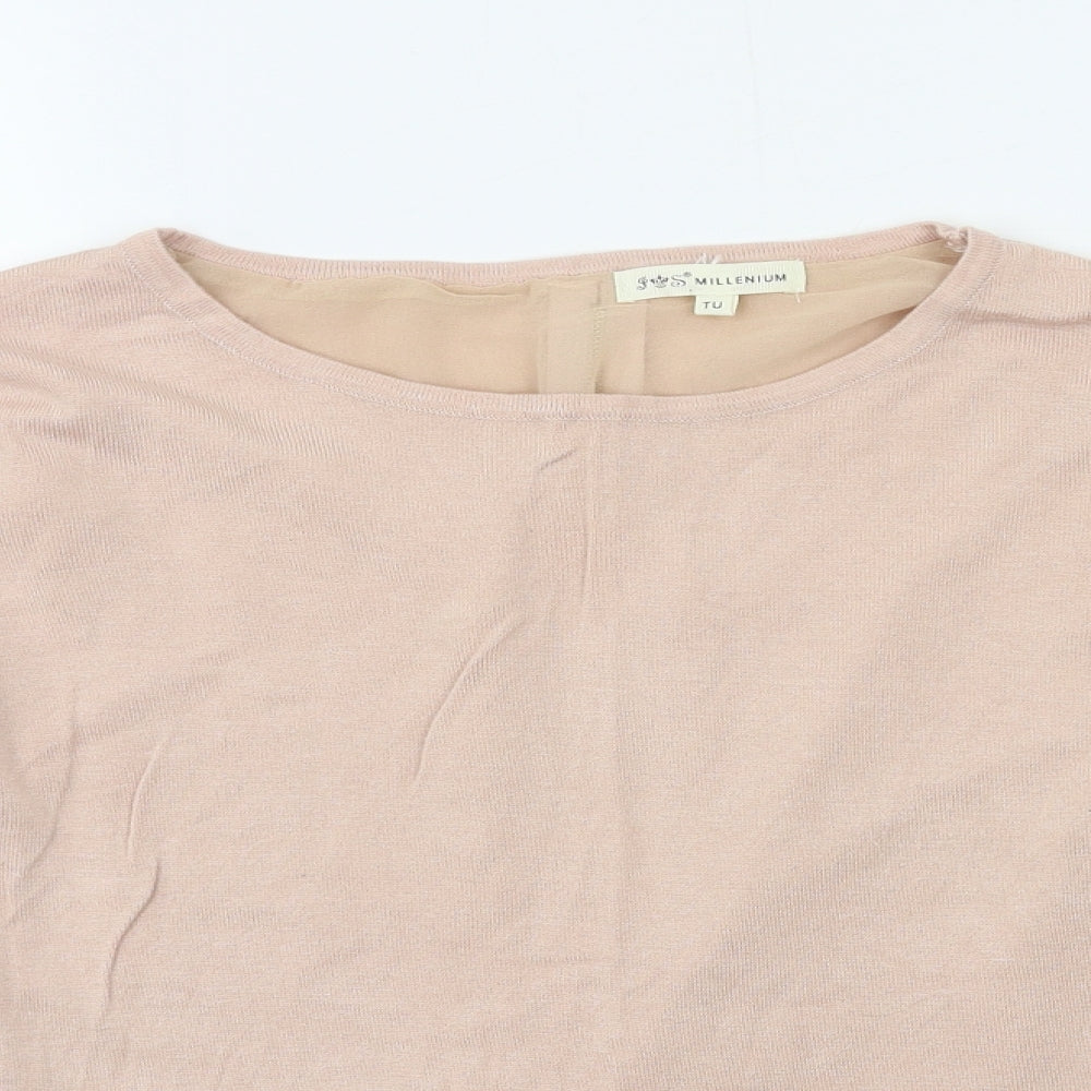 Womens UK Size 14 Millenium Pink Pullover Jumper