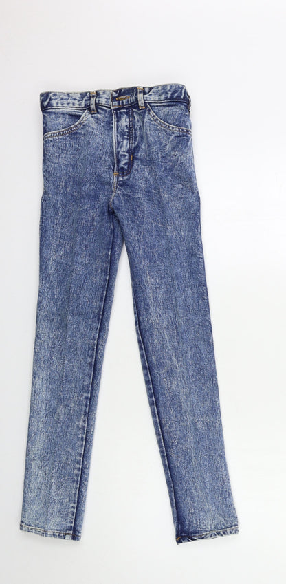 Womens UK Size 26 in Preworn Regular Fit Skinny Blue Jeans