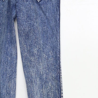 Womens UK Size 26 in Preworn Regular Fit Skinny Blue Jeans