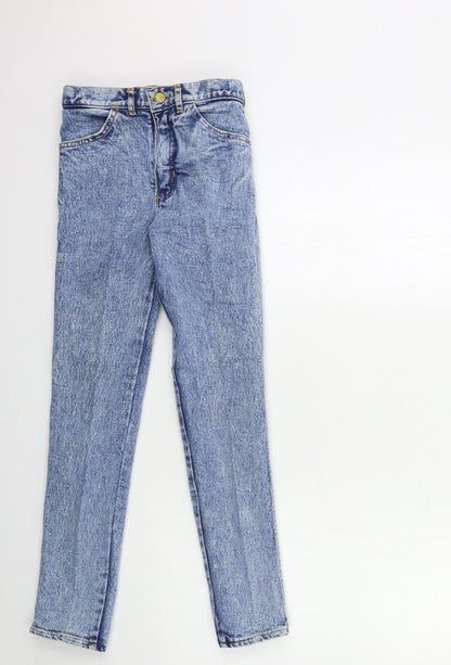 Womens UK Size 26 in Preworn Regular Fit Skinny Blue Jeans
