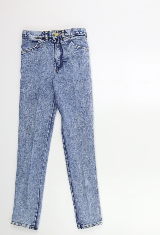 Womens UK Size 26 in Preworn Regular Fit Skinny Blue Jeans