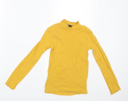 F&F Girls Yellow   Pullover Sweatshirt Size 9-10 Years