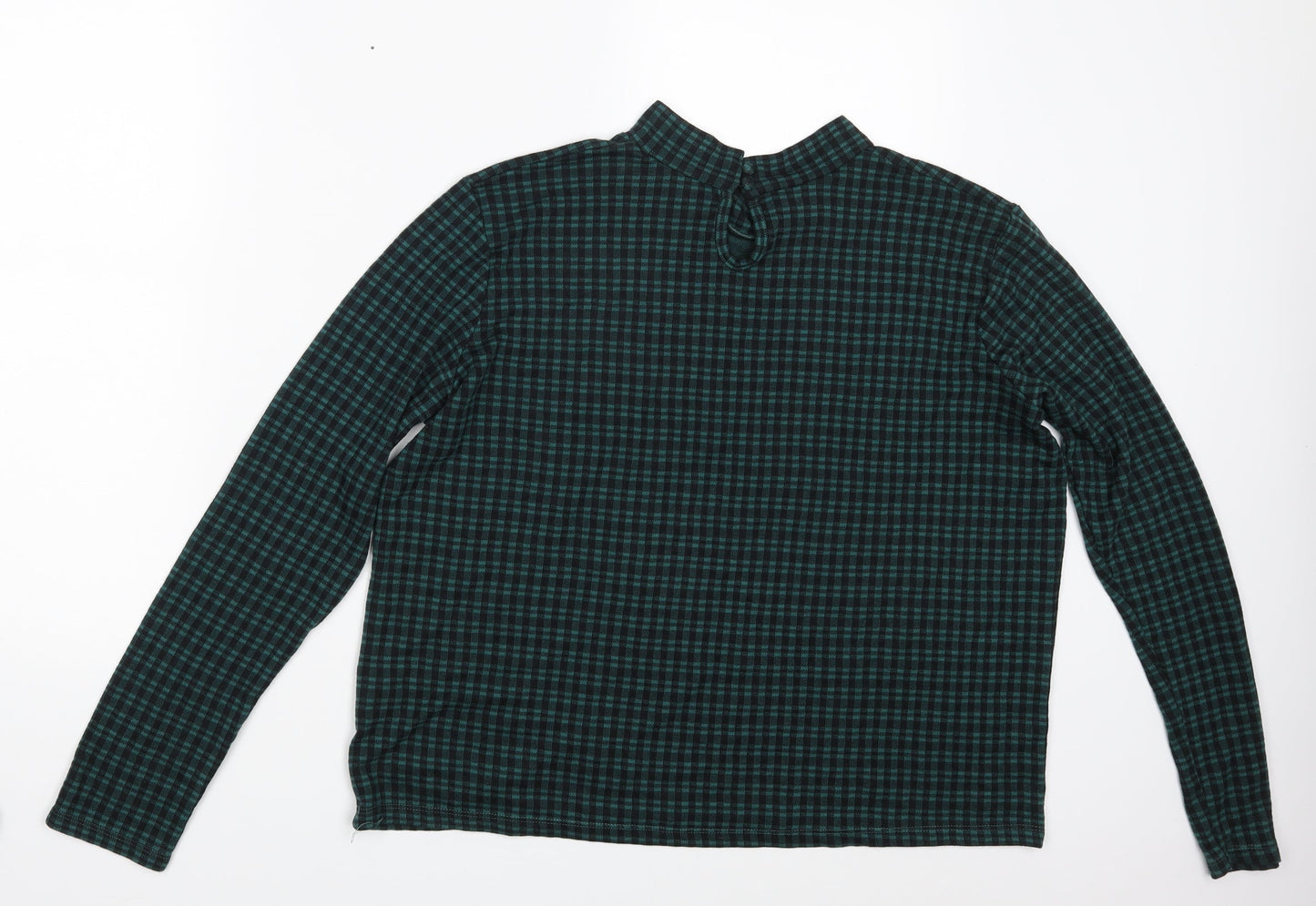 Primark Womens Green Check  Pullover Jumper Size 18