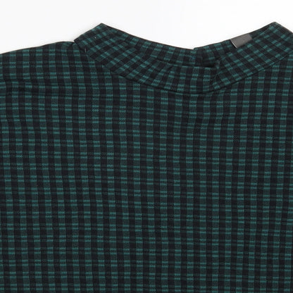 Primark Womens Green Check  Pullover Jumper Size 18