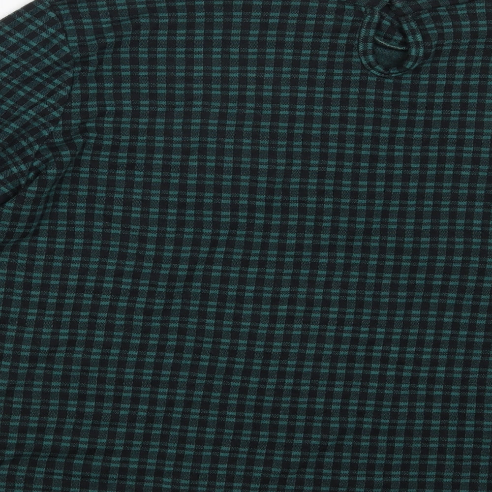 Primark Womens Green Check  Pullover Jumper Size 18