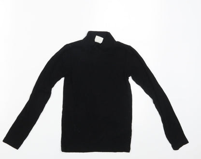 F&F Girls Black   Pullover Jumper Size 9-10 Years