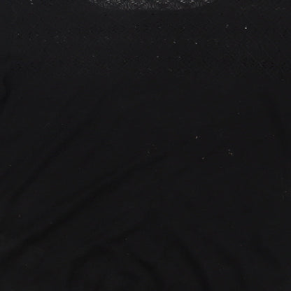 Womens UK Size 8 Warehouse Black Pullover Jumper