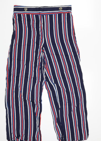 TU Womens Multicoloured Striped  Bloomer Trousers Size 16 L28 in