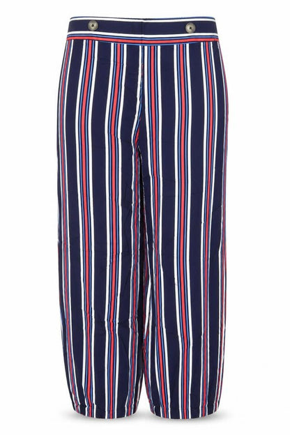 Tu Womens Multicoloured Striped  Bloomer Trousers Size 16 L28 in