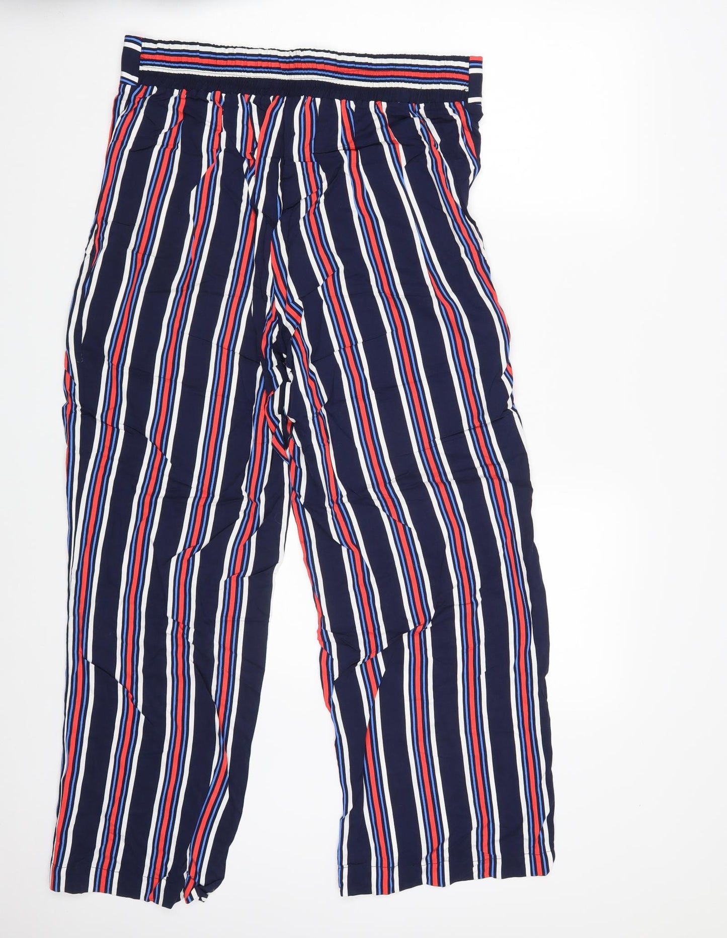 TU Womens Multicoloured Striped  Bloomer Trousers Size 16 L28 in