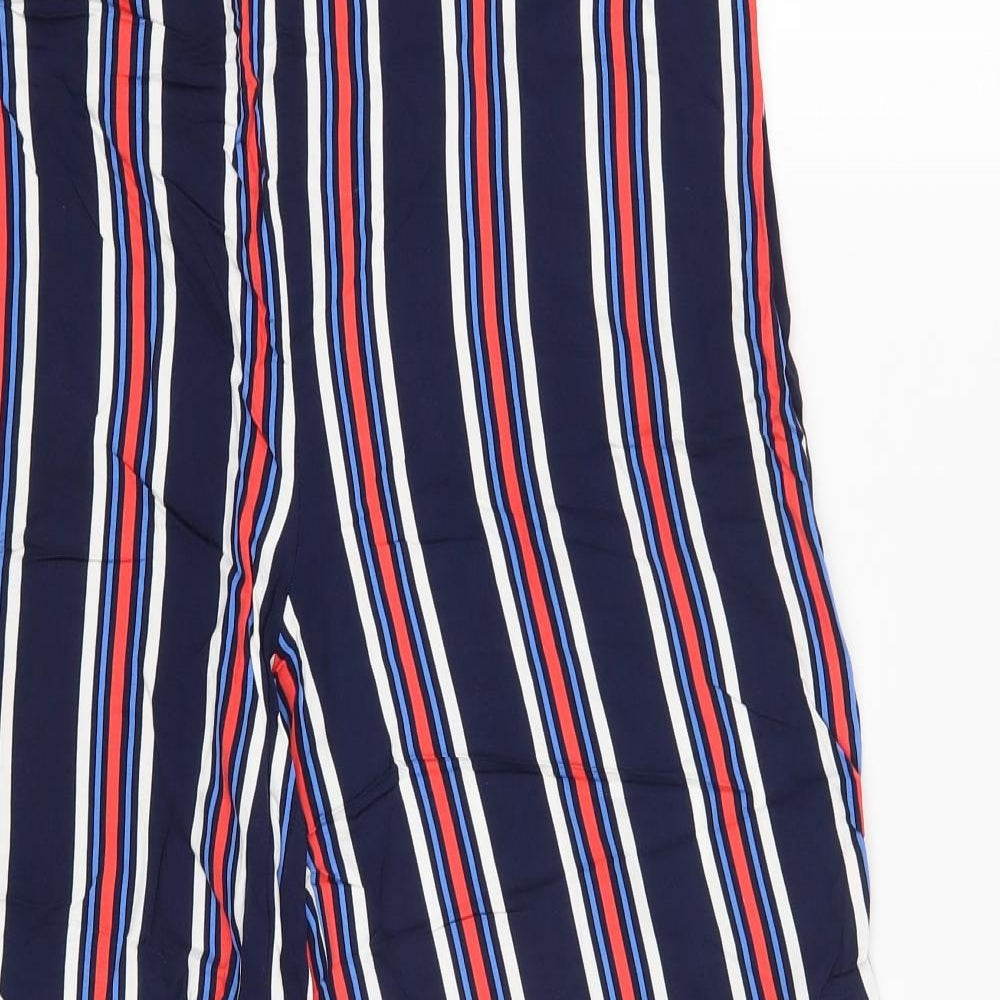 TU Womens Multicoloured Striped  Bloomer Trousers Size 16 L28 in