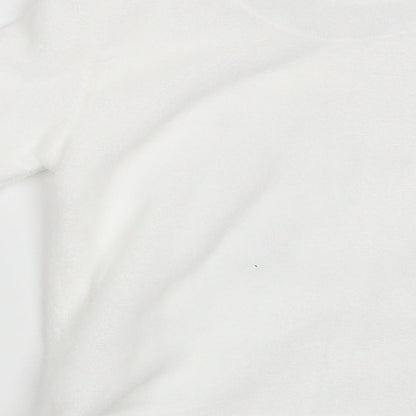 Primark Girls White   Pullover Jumper Size 5-6 Years