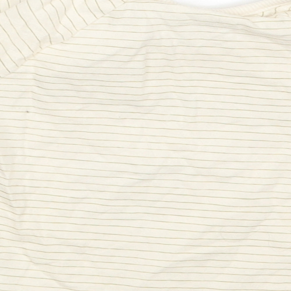 George Baby Ivory Striped  Basic T-Shirt Size 6-9 Months