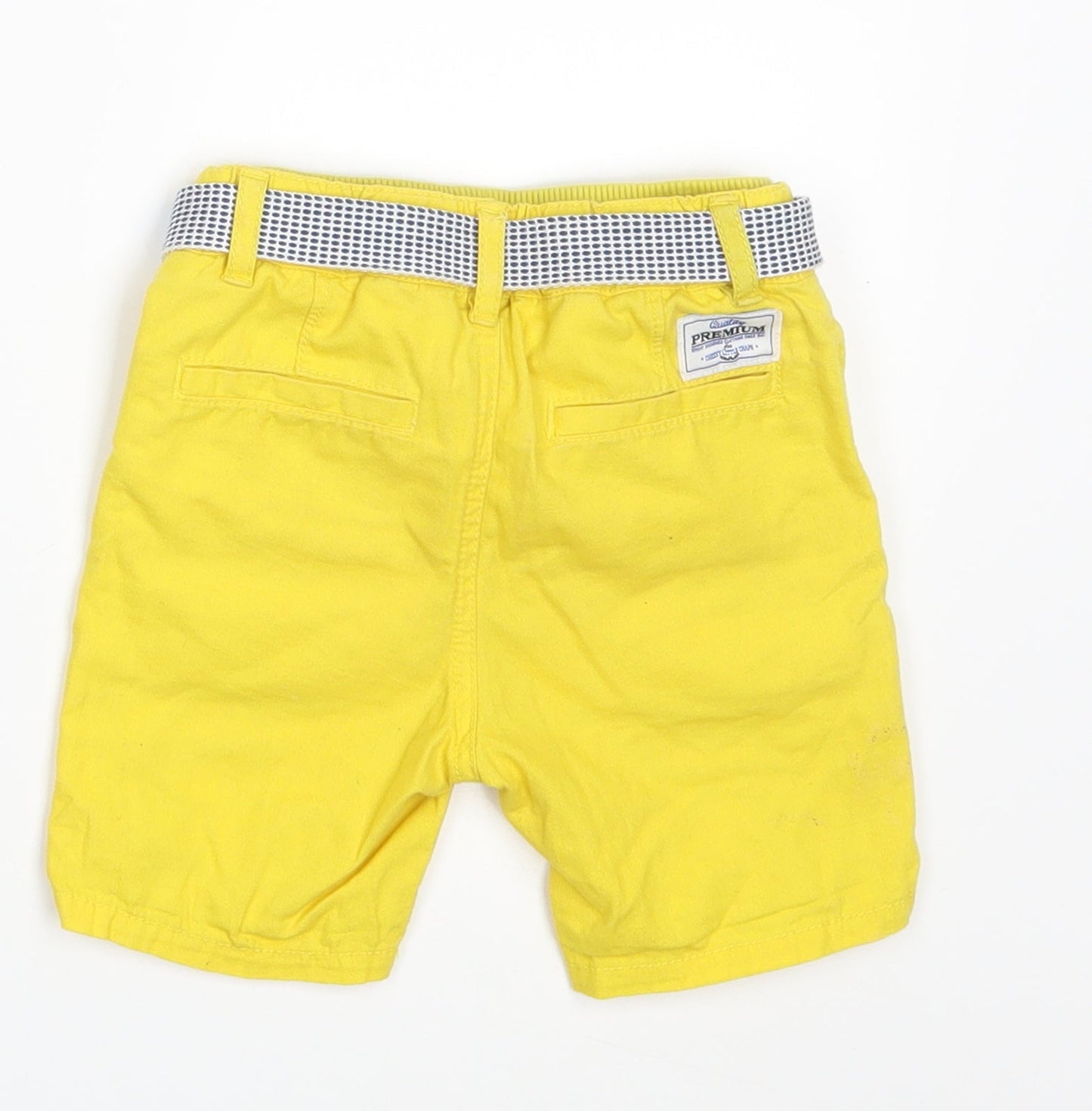 Mothercare Boys Yellow   Sweatpants Trousers Size 6-9 Months  - Waist 18in; Inside  leg 4in
