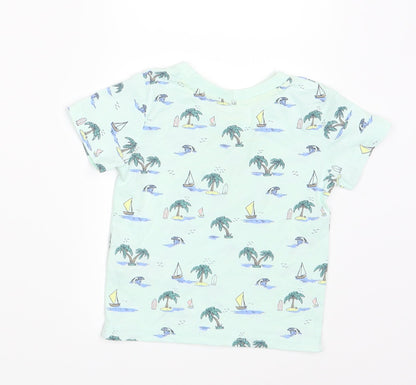 Primark Boys Blue   Basic T-Shirt Size 9-12 Months