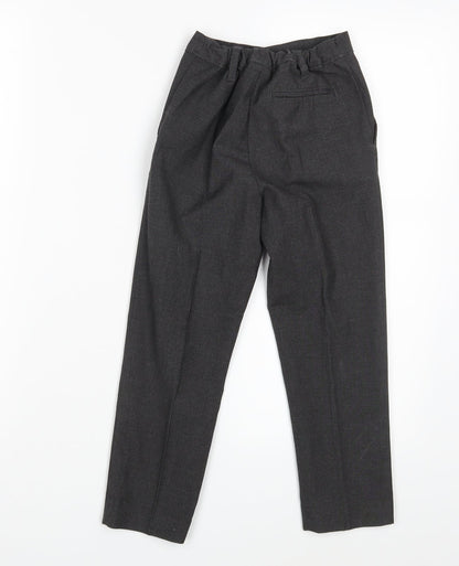 TU Girls Grey   Dress Pants Trousers Size 6 Years - Waist 18in; Inside  leg 18in