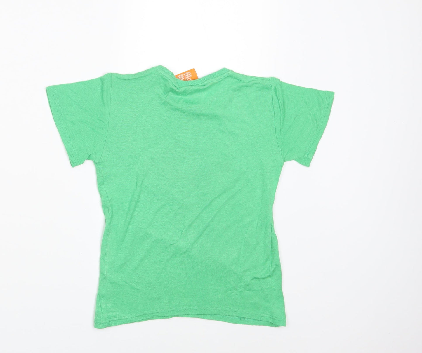Structure Boys Green  Rayon Basic T-Shirt Size 4 Years
