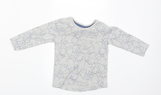 George Baby Grey   Basic T-Shirt Size 6-9 Months  - Elephant