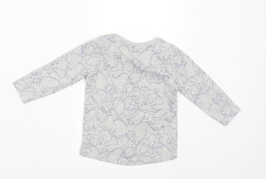 George Baby Grey   Basic T-Shirt Size 6-9 Months  - Elephant