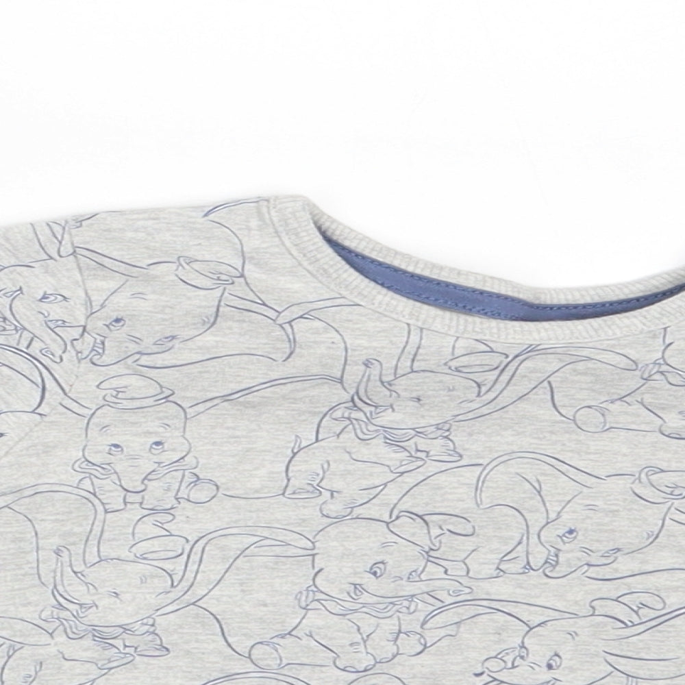 George Baby Grey   Basic T-Shirt Size 6-9 Months  - Elephant