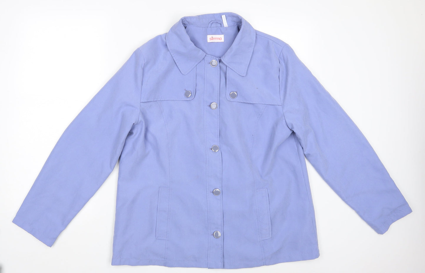 Slima Womens Blue   Jacket Blazer Size 14