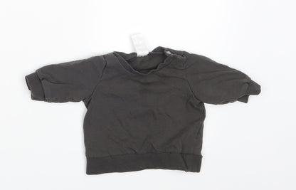 H&M Baby Brown   Basic T-Shirt Size 0-3 Months  - Size 1-2 m
