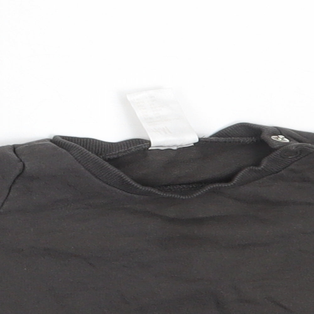 H&M Baby Brown   Basic T-Shirt Size 0-3 Months  - Size 1-2 m
