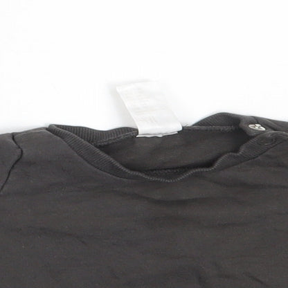 H&M Baby Brown   Basic T-Shirt Size 0-3 Months  - Size 1-2 m