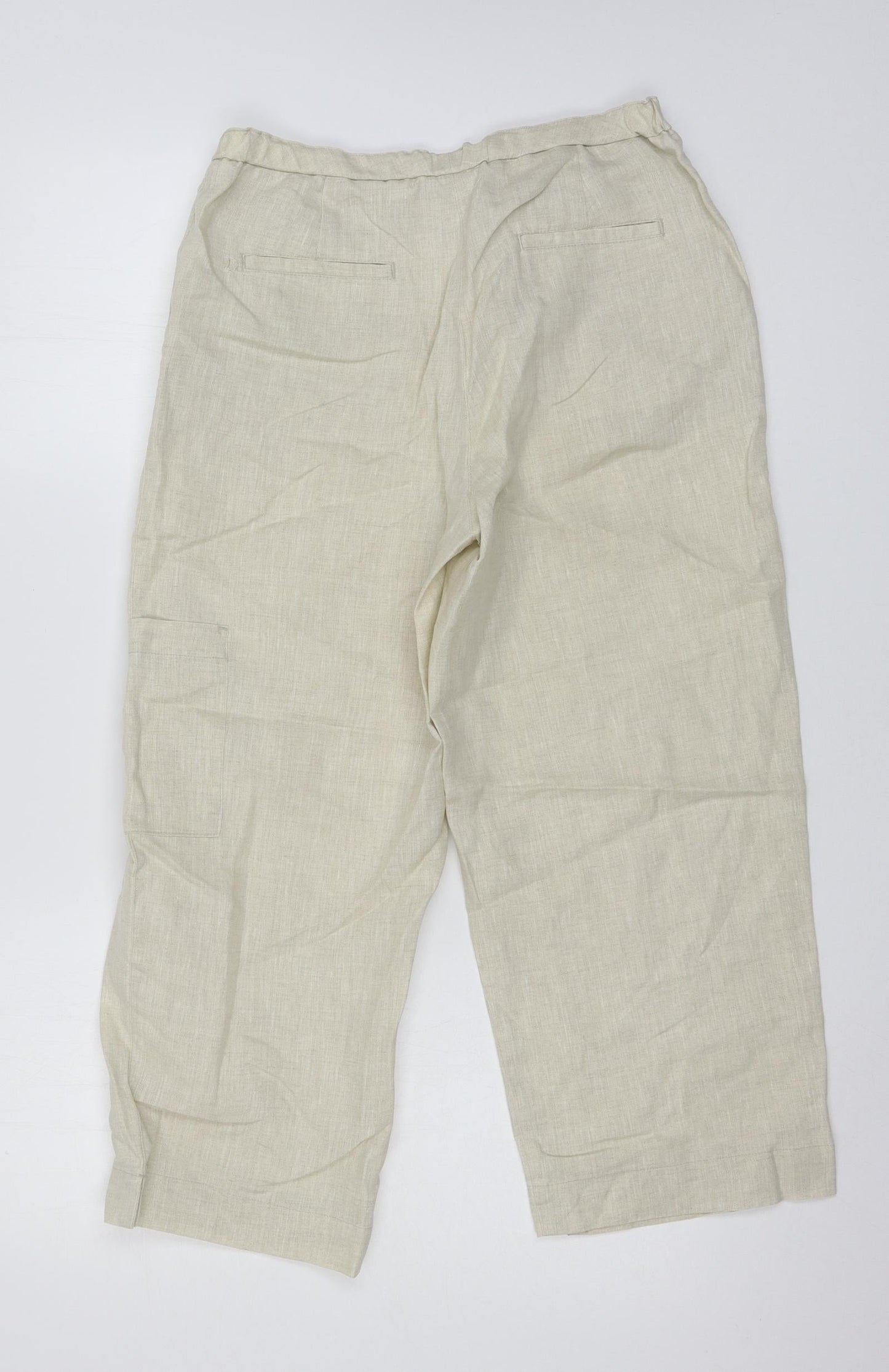 Liz Claiborne Womens Ivory   Trousers  Size 32 in L23 in