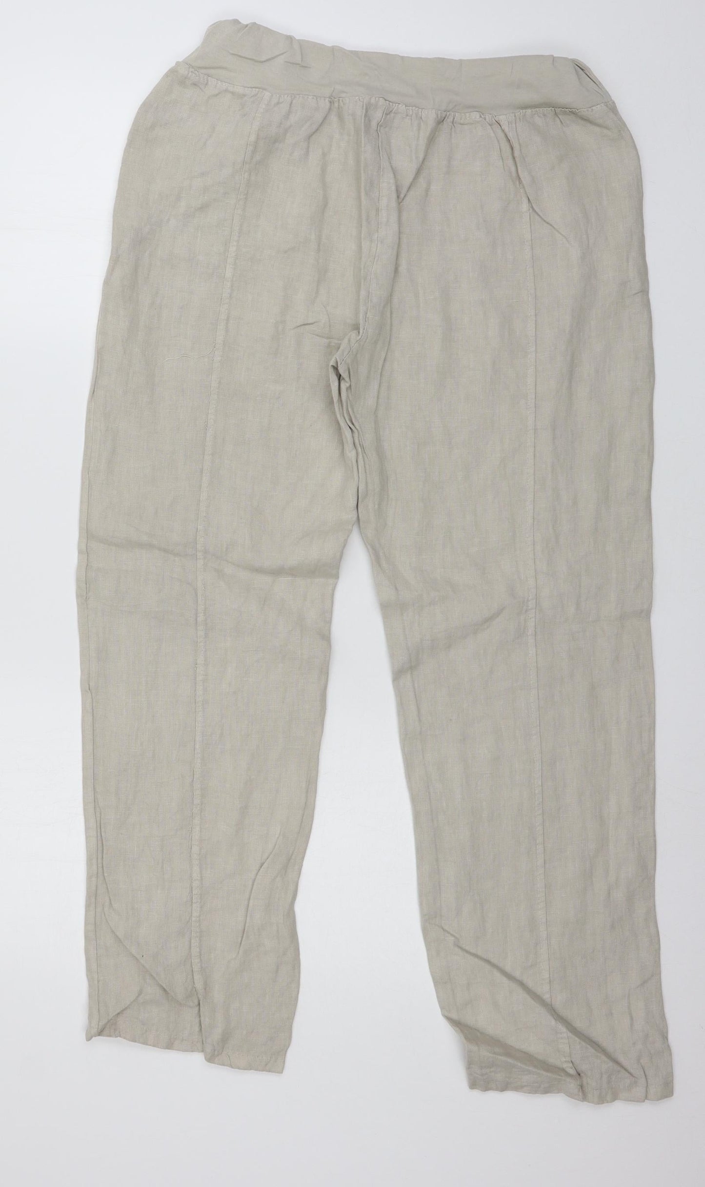 Womens UK Size 34 in Preworn Regular Fit  Grey Trousers