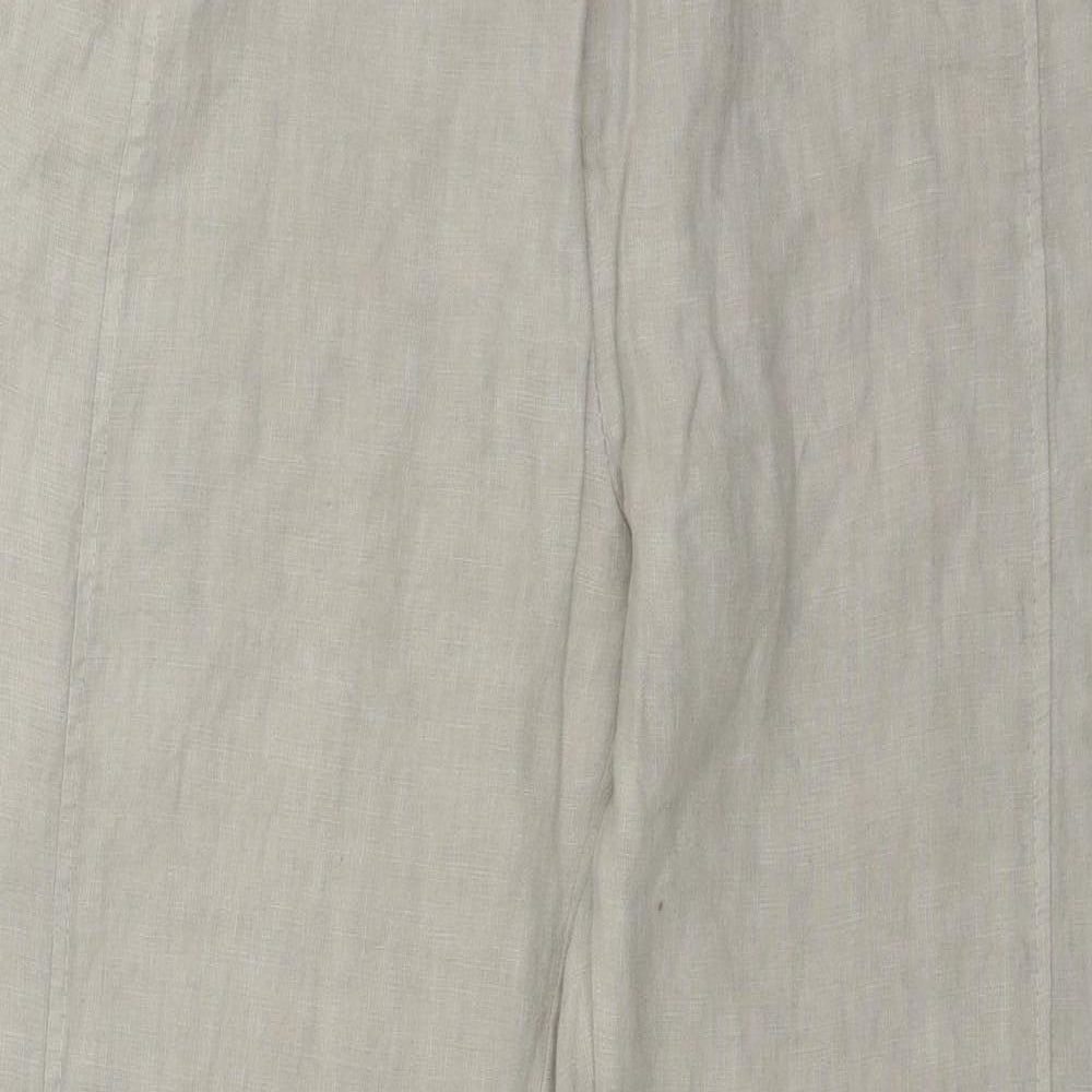 Womens UK Size 34 in Preworn Regular Fit  Grey Trousers