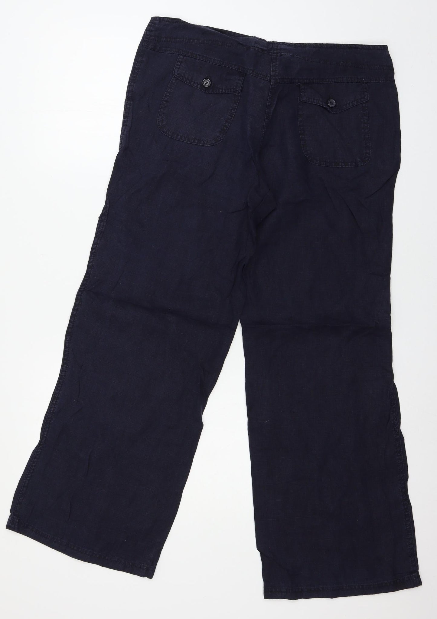 Womens UK Size 12 Atmosphere Regular Fit  Blue Trousers