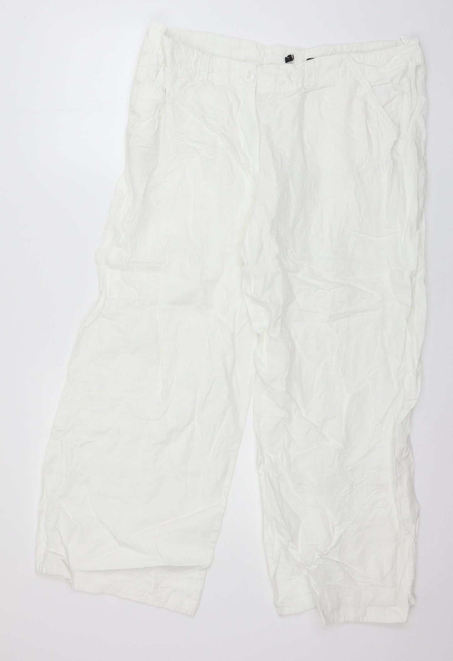St Bernard  Womens White   Trousers  Size 18 L27 in