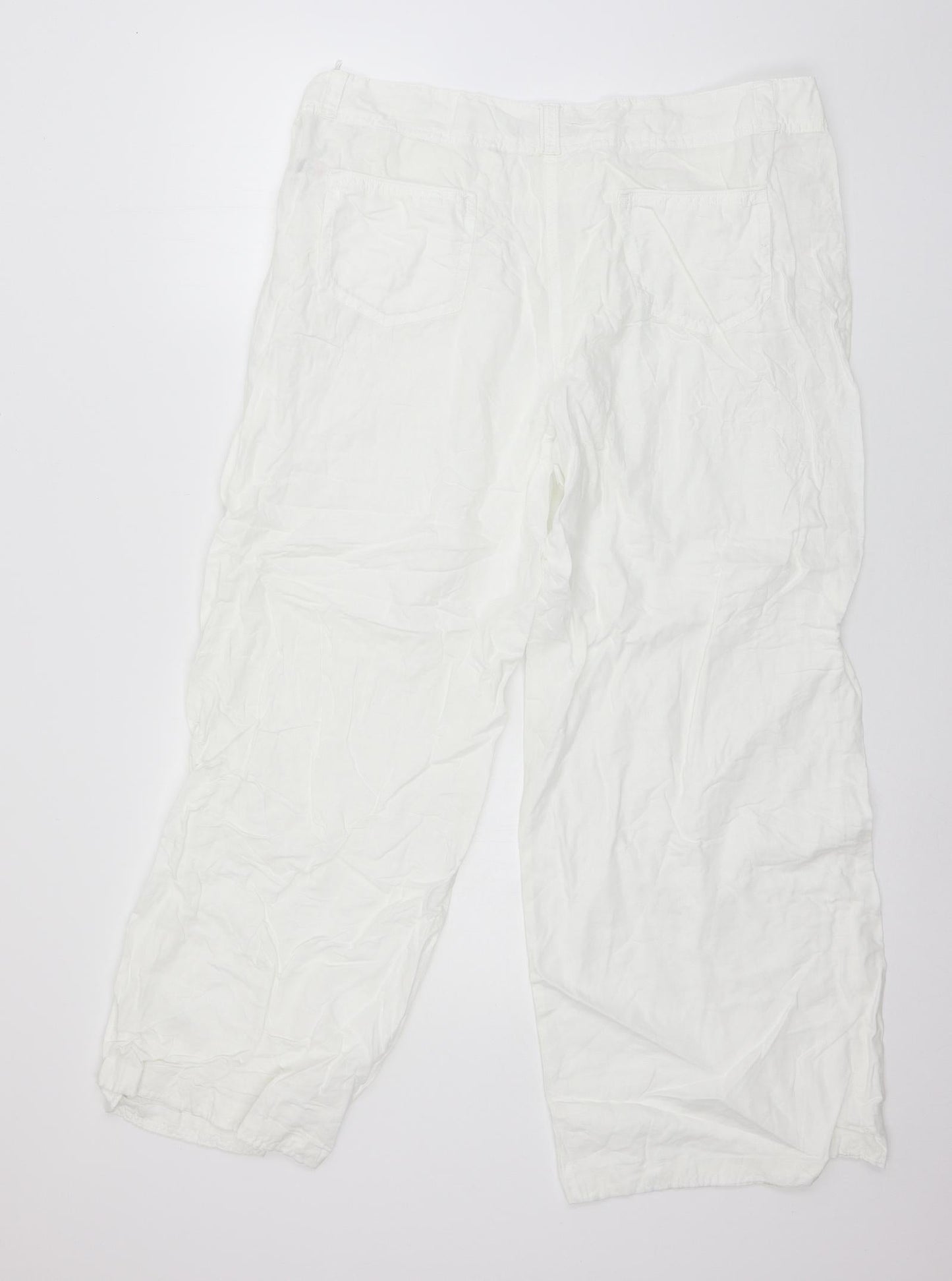 St Bernard  Womens White   Trousers  Size 18 L27 in