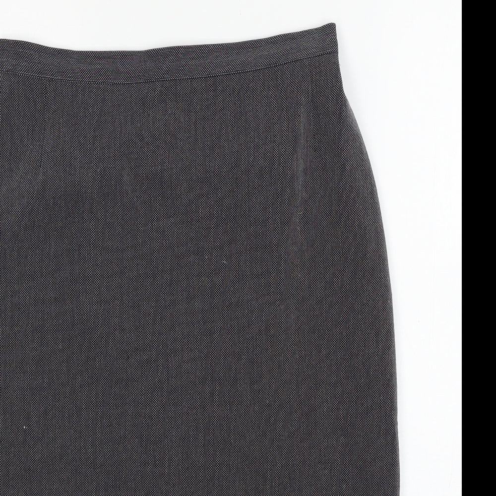 Marks and Spencer Womens Green Polka Dot  A-Line Skirt Size 12