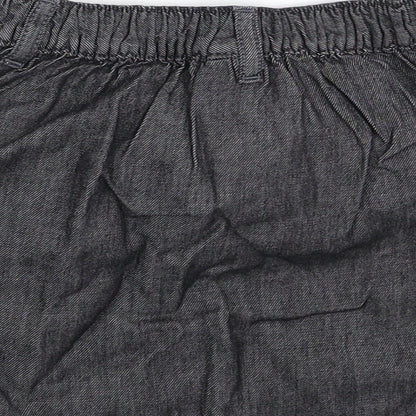 NEXT Girls Grey  Denim Flare Skirt Size 2-3 Years