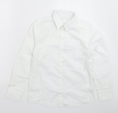 TU Boys White   Basic Button-Up Size 13 Years