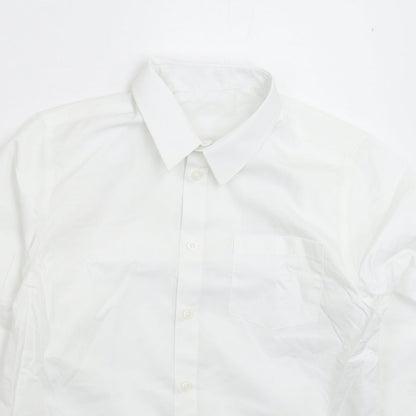 TU Boys White   Basic Button-Up Size 13 Years