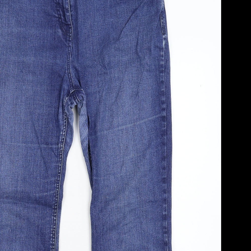 Womens UK Size 36 in Marks and Spencer Regular Fit Bootcut Blue Jeans